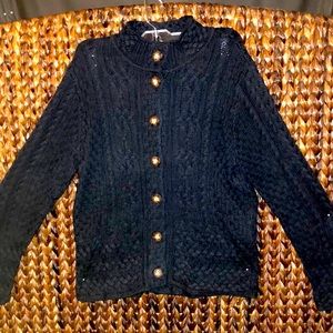 Vintage cable knit sweater